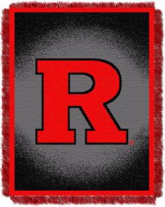 The Northwest Company Rutgers "Focus" 48"x60" Triple Woven Jacquard Throw (College) - Rutgers "Focus" 48"x60" Triple Woven Jacquard Throw (College)