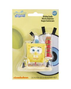 Wilton Candle 2.75" 1/Pkg-SpongeBob