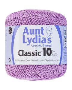 Coats Crochet Aunt Lydia's Classic Crochet Thread Size 10-Wood Violet