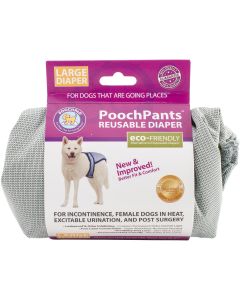 PoochPad PoochPants Reusable Dog Diaper-Large-33 To 55lbs