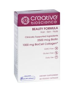 Creative Bioscience Beauty Formula - 60 Vegetarian Capsules