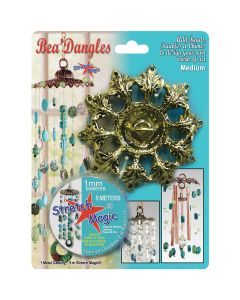 Pepperell Bea'Dangles Mobile W/Metal Cast & Stretch Magic - Medium-Antique Gold