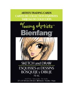 Speedball Art Products Young Artists Trading Cards 2.5"X3.5" 20/Pkg-Sketch & Draw