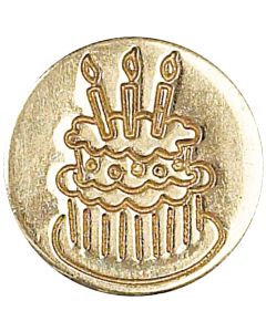 Manuscript Pen Decorative Sealing Coin .75"-Cake