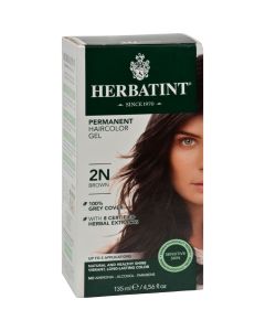 Herbatint Permanent Herbal Haircolour Gel 2N Brown - 135 ml