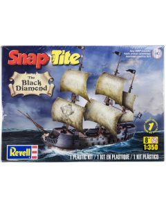 Revell SnapTite Plastic Model Kit-Black Diamond Pirate Ship 1:350