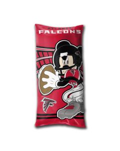 The Northwest Company Falcons 18"x36" Mickey Juvenile Folded Body Pillow (NFL) - Falcons 18"x36" Mickey Juvenile Folded Body Pillow (NFL)