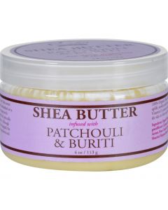 Nubian Heritage Shea Butter - 100 Percent Organic - Patchouli and Buriti - 4 oz