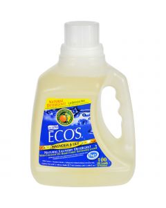 Earth Friendly Ecos Ultra 2x All Natural Laundry Detergent - Magnolia and Lily - Case of 4 - 100 fl oz