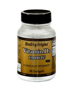 Healthy Origins Vitamin D3 - 10000 IU - 30 Softgels