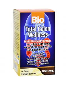 Bio Nutrition Total Colon Wellness - 60 Tablets