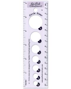 Quilled Creations Circle Sizer Ruler Tool-6"