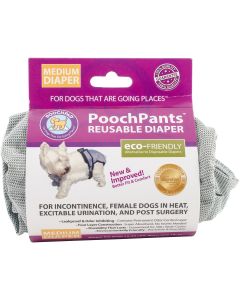 PoochPad PoochPants Reusable Dog Diaper-Medium 15-35lbs