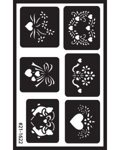 Armour Products Over 'N' Over Reusable Stencils 5"X8"-Assorted
