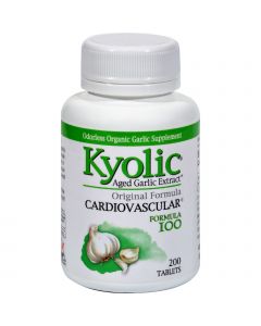 Kyolic Aged Garlic Extract Hi-Po Cardiovascular Original Formula 100 - 200 Tablets