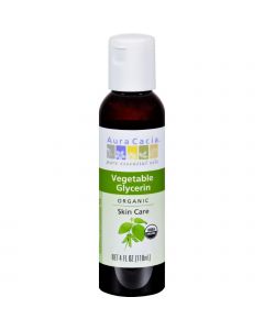 Aura Cacia Skin Care Oil - Organic Vegetable Glycerin Oil - 4 fl oz