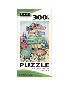 LANG Jigsaw Puzzle 300 Pieces 14.5"X20.5"-Garden Sign