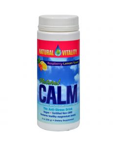 Natural Vitality Natural Magnesium Calm Raspberry-Lemon - 8 oz