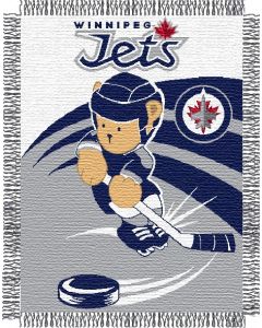 The Northwest Company Winnipeg Jets 044 baby 36"x 46" Triple Woven Jacquard Throw (NHL) - Winnipeg Jets 044 baby 36"x 46" Triple Woven Jacquard Throw (NHL)