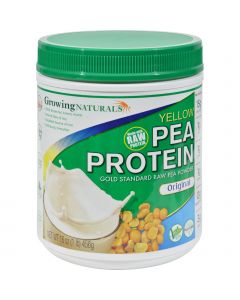 Growing Naturals Yellow Pea Protein - Original - 16 oz