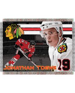 The Northwest Company Johnathan Toews -  Blackhawks  "Players" 48x60 Tapestry Throw