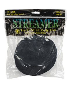 Cindus Crepe Streamers 1.75"X500'-Black