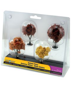 Woodland Scenics Autumn Trees 2" To 3" 4/Pkg-