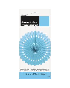 Unique Industries Decorative Fan 16"-Powder Blue