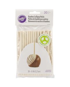 Wilton Bamboo Lollipop Sticks 5" 30/Pkg-