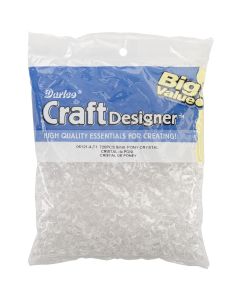 Darice Pony Beads 6mmX9mm 720/Pkg-Transparent Crystal
