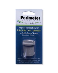 Perimeter Technologies Invisible Fence Compatible R21 and R51 Dog Collar Battery Gray