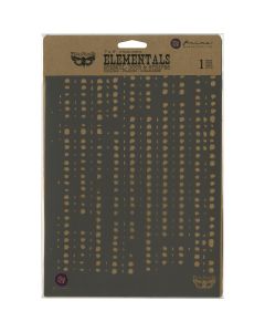 Prima Marketing Finnabair Stencil 7"X9"-Dots & Stripes