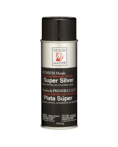 Design Master Colortool Metallic Spray Paint 12oz-Super Silver