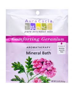 Aura Cacia Aromatherapy Mineral Bath Heart Song - 2.5 oz - Case of 6