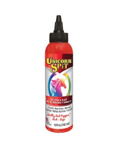 Eclectic NEW! Unicorn Spit Wood Stain & Glaze 4oz-Molly Red Pepper