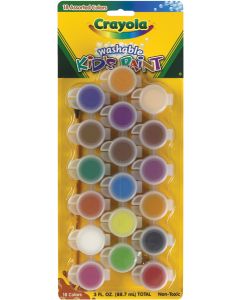 Crayola Washable Kid's Paint Pots-18 Colors