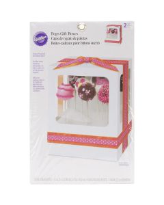 Wilton Pops Gift Boxes-White 6.25"X8" 2/Pkg