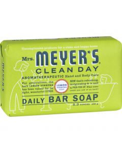 Mrs. Meyer's Bar Soap - Lemon Verbena - 5.3 oz - Case of 12