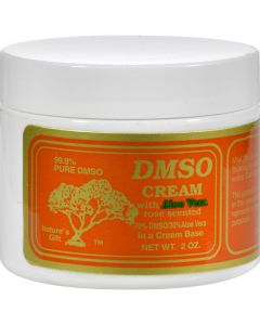 DMSO Cream with Aloe Vera Rose Scented - 2 oz