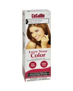 Love Your Color Hair Color - CoSaMo - Non Permanent - Lt Goldn Brown - 1 ct