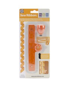 We R Memory Keepers Sew Ribbon Tool & Stencil-Zigzag