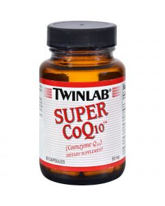 Twinlab Super CoQ10 - 50 mg - 60 Capsules