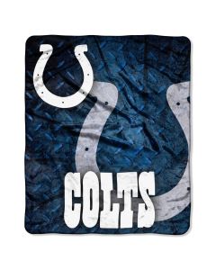 The Northwest Company COLTS "Roll Out" 50"x60" Raschel Throw (NFL) - COLTS "Roll Out" 50"x60" Raschel Throw (NFL)