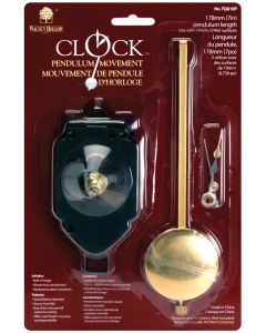 Walnut Hollow Pendulum Clock Movement 7"-For .75" Surfaces
