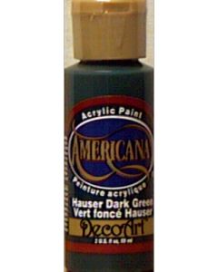 Deco Art Americana Acrylic Paint 2oz-Hauser Dark Green - Opaque