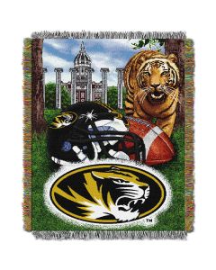 The Northwest Company Missouri College "Home Field Advantage" 48x60 Tapestry Throw