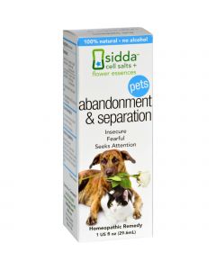 Siddha Flower Essences Abandonment and Separation - Pets - 1 fl oz
