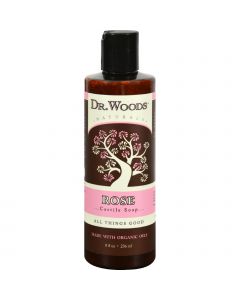 Dr. Woods Naturals Castile Liquid Soap - Rose - 8 fl oz