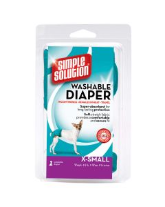 Simple Solution Washable Dog Diaper Extra Small Teal
