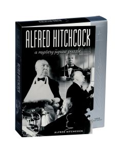 University Games Jigsaw Shaped Puzzle 1000 Pieces 23"X29"-Alfred Hitchcock